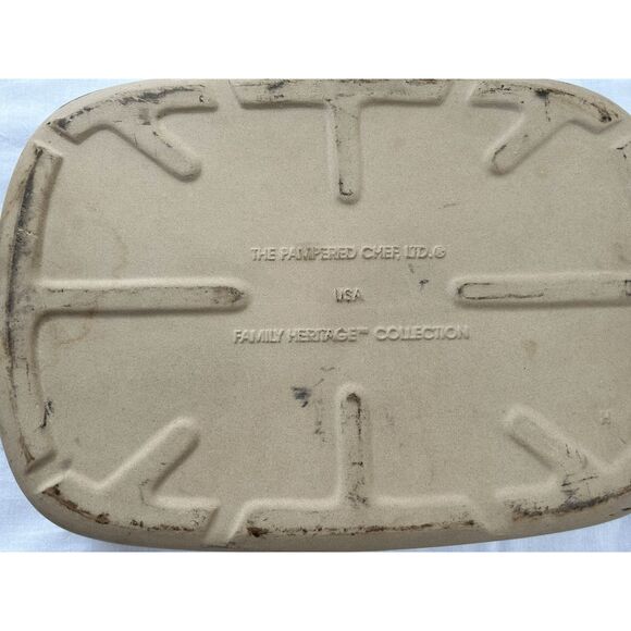 Pampered Chef Stoneware Rectangular Baker 9x13 Inches Family Heritage Collection - Picture 2 of 7